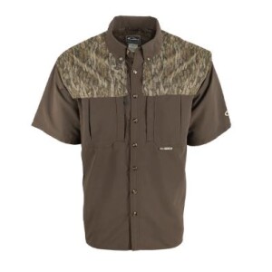 Drake Waterfowl EST S/S Wingshooters Shirt (2-Tone)