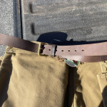 Filson Bridle Leather/Rugged Twill Shell Belt (3 Pouches)