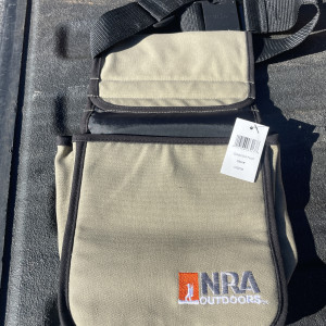NRA Shotgun Shell Pouch and Hull Bag with Belt