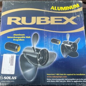 SOLAS 9411-132-19 Rubex 3 Aluminum 3 Blade-RH, 13.2" Diameter, 19" Pitch