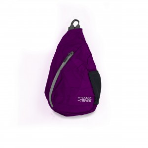 Osage River Taber Sling Bag - Purple/Gray