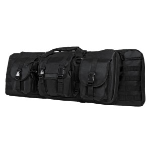 Vism Deluxe Double Rifle Case 46 inL X 13 inH-Black