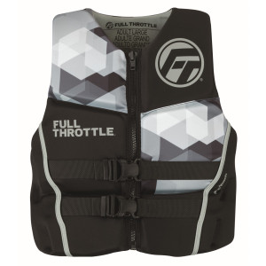 Full Throttle Mens Rapid-Dry Flex-Back Life Jacket