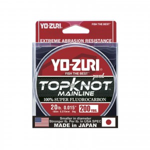 Yo-Zuri TopKnot Fluorocarbon Mainline 200YD spool 20LB