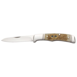 Browning Joint Venture 1 Blade Sheep Horn Folding Knife