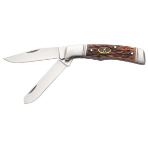 Browning Joint Venture 2 Blade Jigged Bone Folding Knife