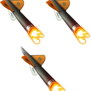 Ravin R135 Lighted Replacement Nocks With Lumenok Technology For Use Exclusively On Ravin Branded Crossbow Bolts, Orange