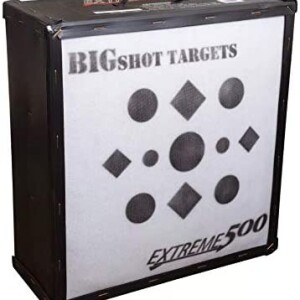 BIGSHOT Iron Man Extreme 500 fps Target, White, 24", for Crossbow and Compound