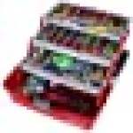 Flambeau Outdoors 3-Tray - Classic Tray Tackle Box - Red/Gray
