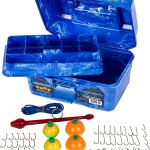 Flambeau Outdoors Big Mouth Tackle Box - 89-Piece Kit, Complete Starter Fishing Tackle Kit