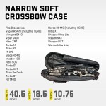 TenPoint Narrow Soft Case, Black/Red - Easily Transport &amp; Protect Your Crossbow