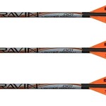 Ravin R134 Match Weight Lighted Carbon Crossbow Bolts With Lumenok Technology, 400-Grains .001 Straightness